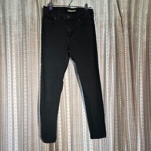 Sleek Black Levi’s 711 Women's Skinny Jeans